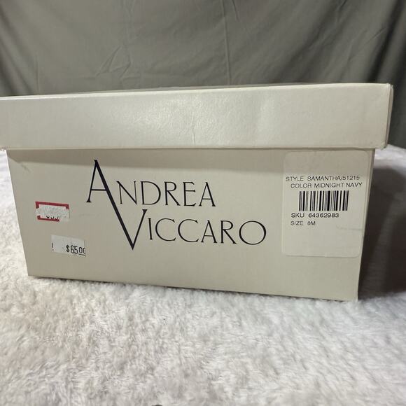 Y2K Leather Square Toe Midnight Navy Kitten Heels Shoes 8 Bow 2000s Preppy - Picture 4 of 4